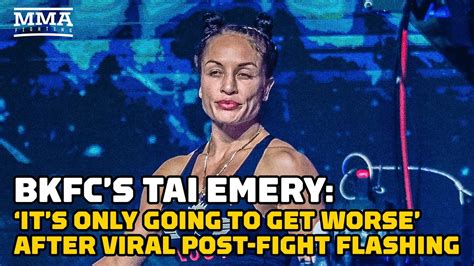 tai emery celebration uncensored|VIDEO: BKFC fighter Tai Emerys post